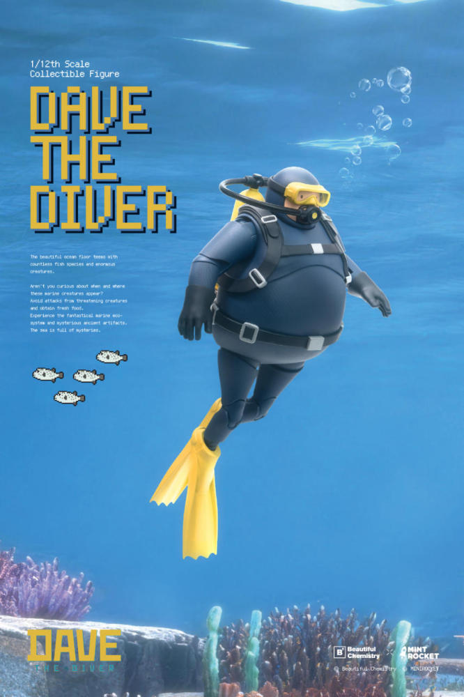 【Pre-order】1/12 Beautiful Chemistry × DAVE THE DIVER action figure