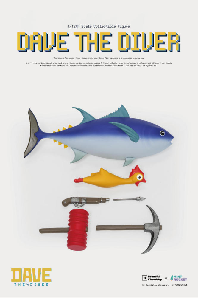 【Pre-order】1/12 Beautiful Chemistry × DAVE THE DIVER action figure