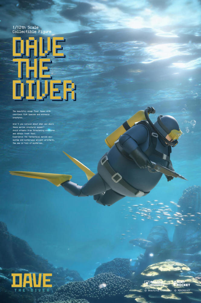 【Pre-order】1/12 Beautiful Chemistry × DAVE THE DIVER action figure