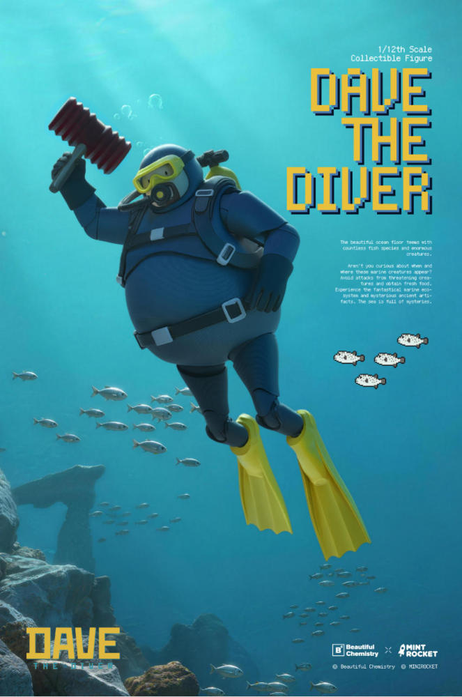 【Pre-order】1/12 Beautiful Chemistry × DAVE THE DIVER action figure