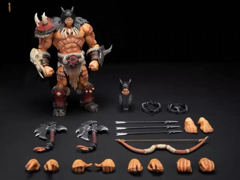 【Available】1/10 METY Toys Rexxar & Misha the Giant Bear action figure