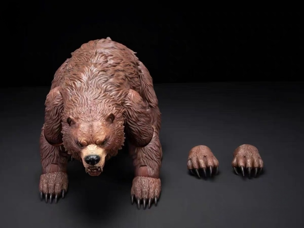 【Available】1/10 METY Toys Rexxar & Misha the Giant Bear action figure