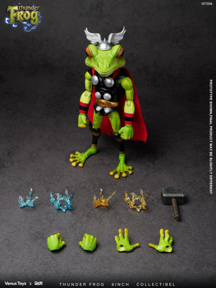 【Pre-order】1/12 SSR X VENUSTOYS  Thunder frog action figure