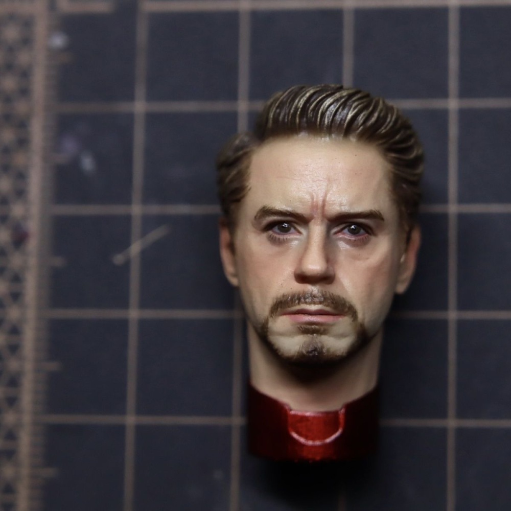 【Pre-order】 1/12 Marvel Iron Man Robert Downey Jr. head sculpture