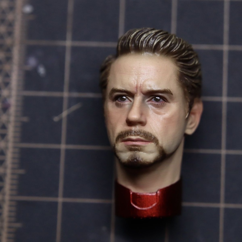 【Pre-order】 1/12 Marvel Iron Man Robert Downey Jr. head sculpture