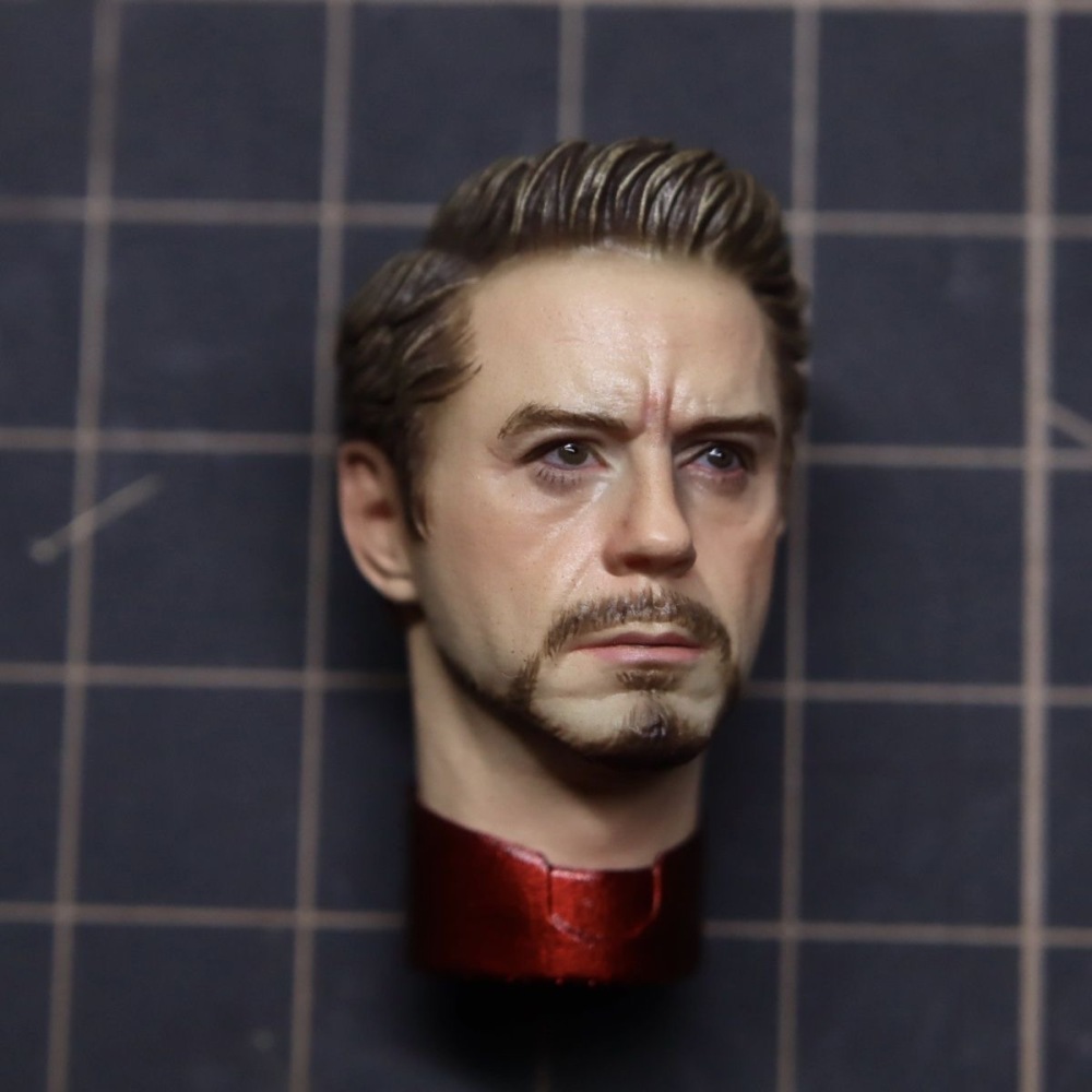 【Pre-order】 1/12 Marvel Iron Man Robert Downey Jr. head sculpture