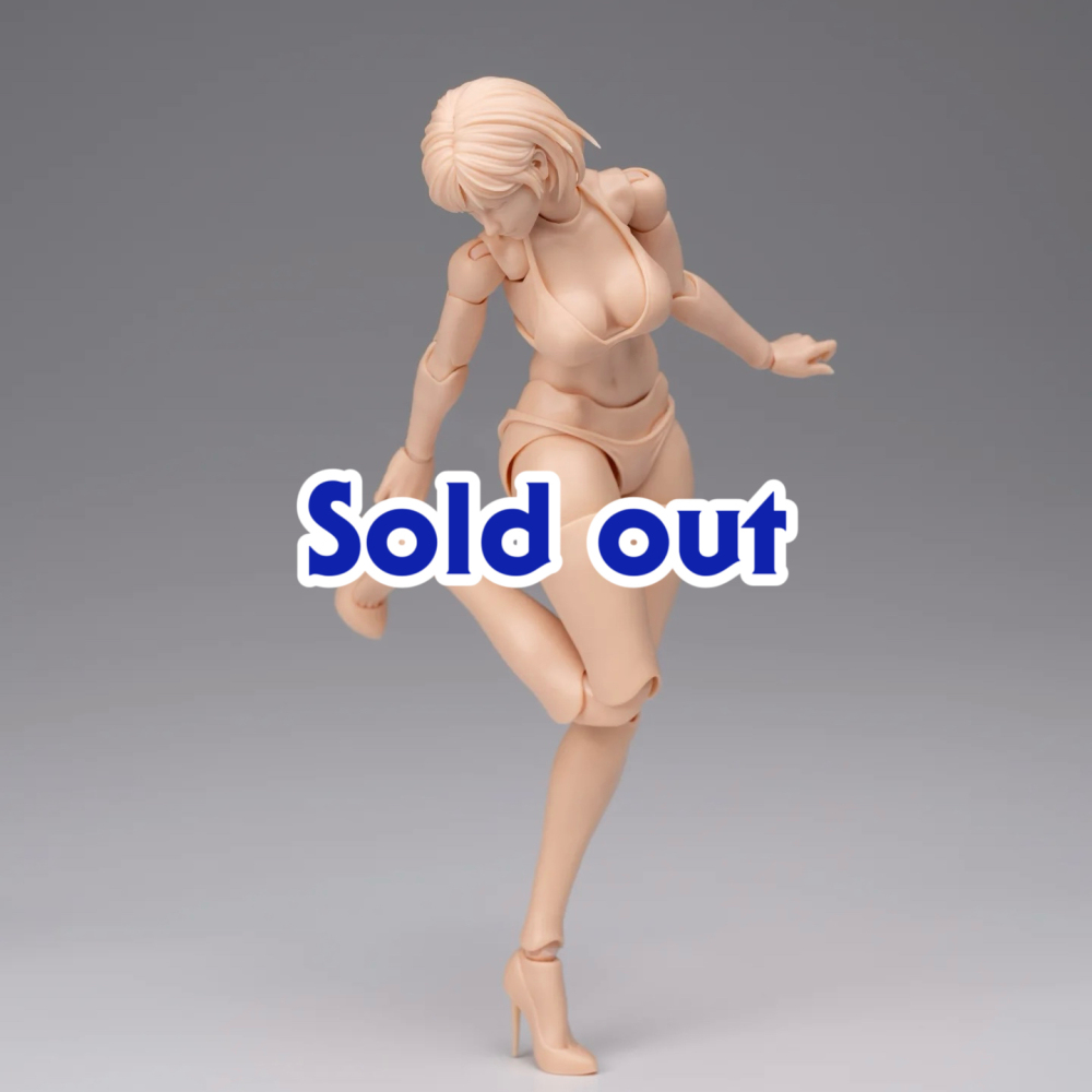 【Pre-order】1/12 Romankey  Highly Articulated Female Body Mia Unpainted Version