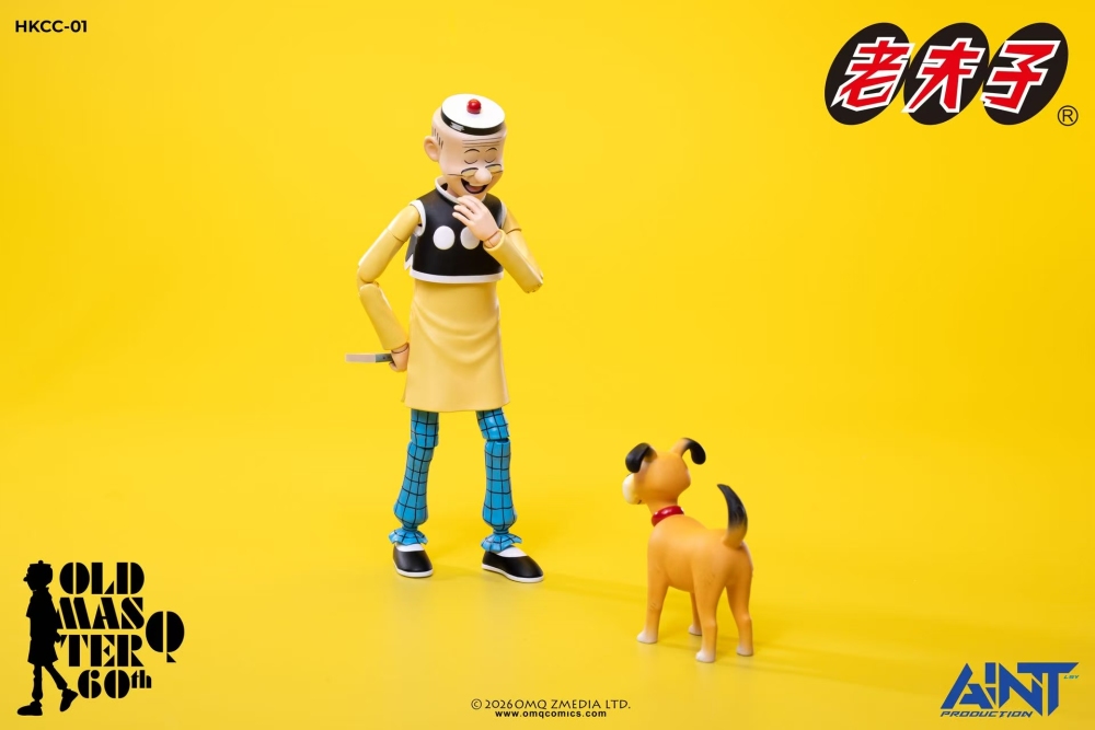 【Pre-order】1/12 AINT production Old Master Q (60th Anniversary ver.) / 老夫子 (60週年紀念版)