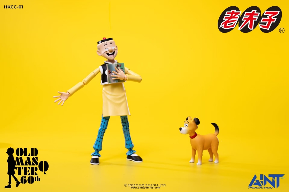 【Pre-order】1/12 AINT production Old Master Q (60th Anniversary ver.) / 老夫子 (60週年紀念版)