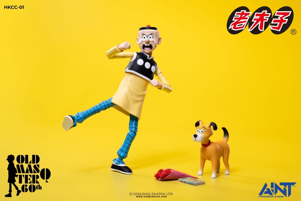 【Pre-order】1/12 AINT production Old Master Q (60th Anniversary ver.) / 老夫子 (60週年紀念版)