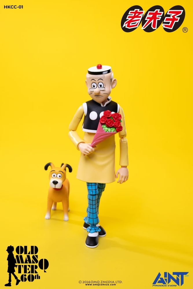 【Pre-order】1/12 AINT production Old Master Q (60th Anniversary ver.) / 老夫子 (60週年紀念版)