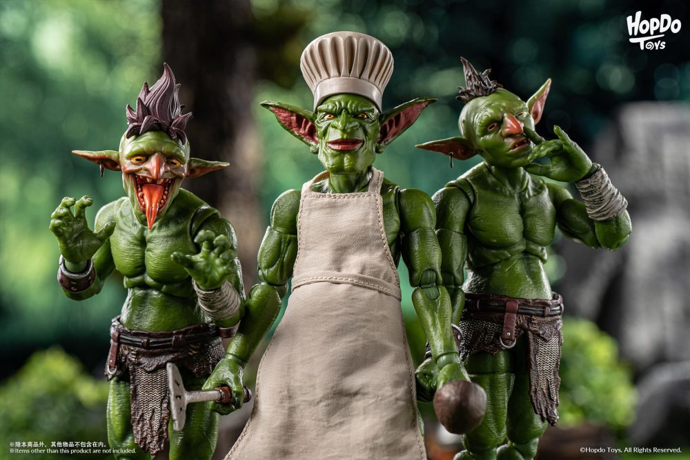 【Pre-order】1/12 HopDo Toys Goblin Tribe Head Chef Goblin action figure