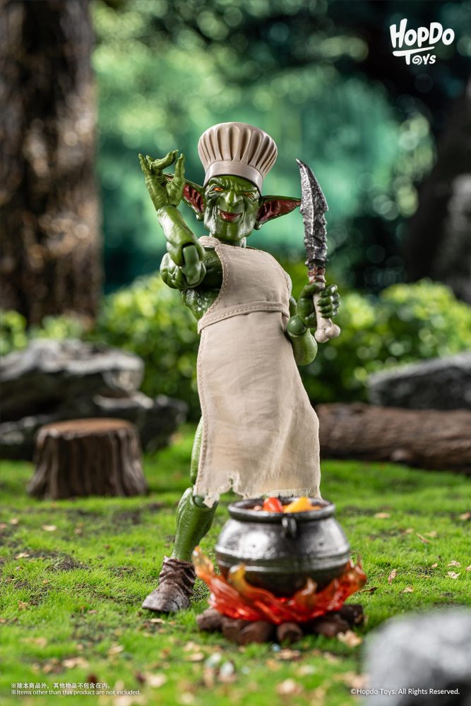 【Pre-order】1/12 HopDo Toys Goblin Tribe Head Chef Goblin action figure