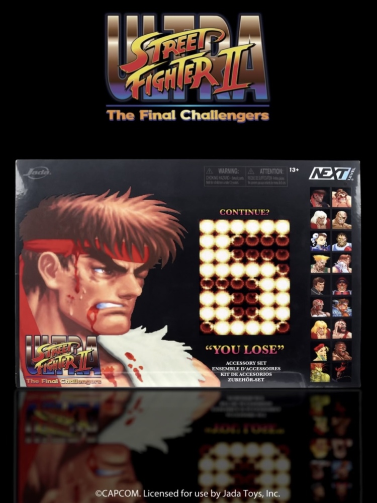 【Available】1/12  Jada Toys SDCC 2026 Exclusive Ultra Street Fighter II》"You Lose" AccessoryPack