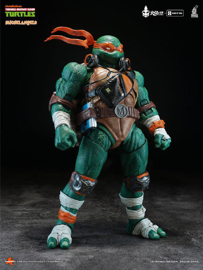 【Pre-order】HEATBOYS HB0105 HEFIG Series Teenage Mutant Ninja Turtles Michelangelo Action Figure
