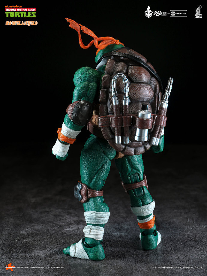 【Pre-order】HEATBOYS HB0105 HEFIG Series Teenage Mutant Ninja Turtles Michelangelo Action Figure