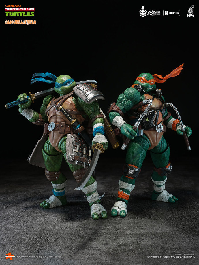 【Pre-order】HEATBOYS HB0105 HEFIG Series Teenage Mutant Ninja Turtles Michelangelo Action Figure