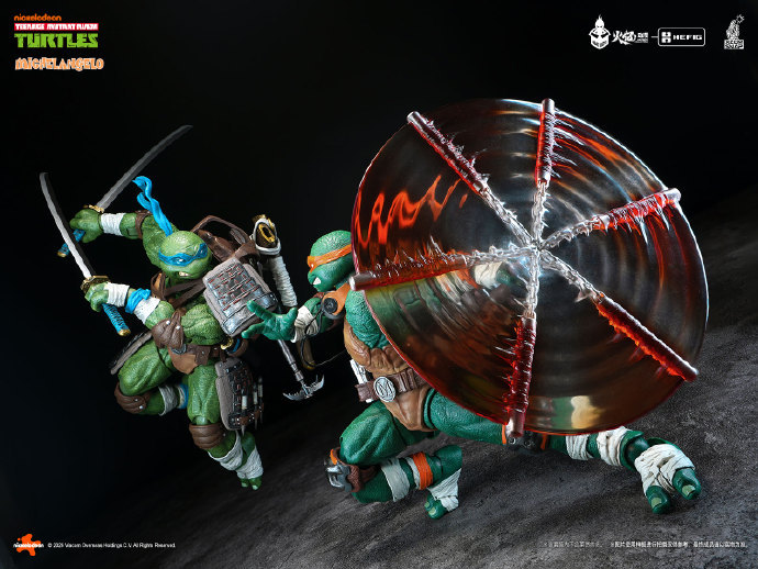 【Pre-order】HEATBOYS HB0105 HEFIG Series Teenage Mutant Ninja Turtles Michelangelo Action Figure