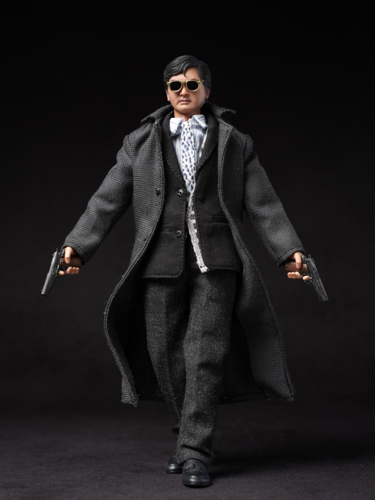 【Pre-order】1/12 Mountain Studio Xiao Ma Double Gun Hero Black Windbreaker action figure