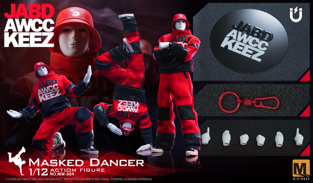 【Pre-order】1/12 MINIWORK Masquerade Dancer，NO.MW-004 action figure