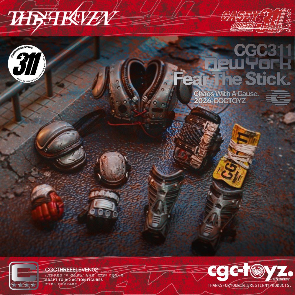 【Pre-order】1/12 cgctoyz-311 Riot District Accessory Pack
