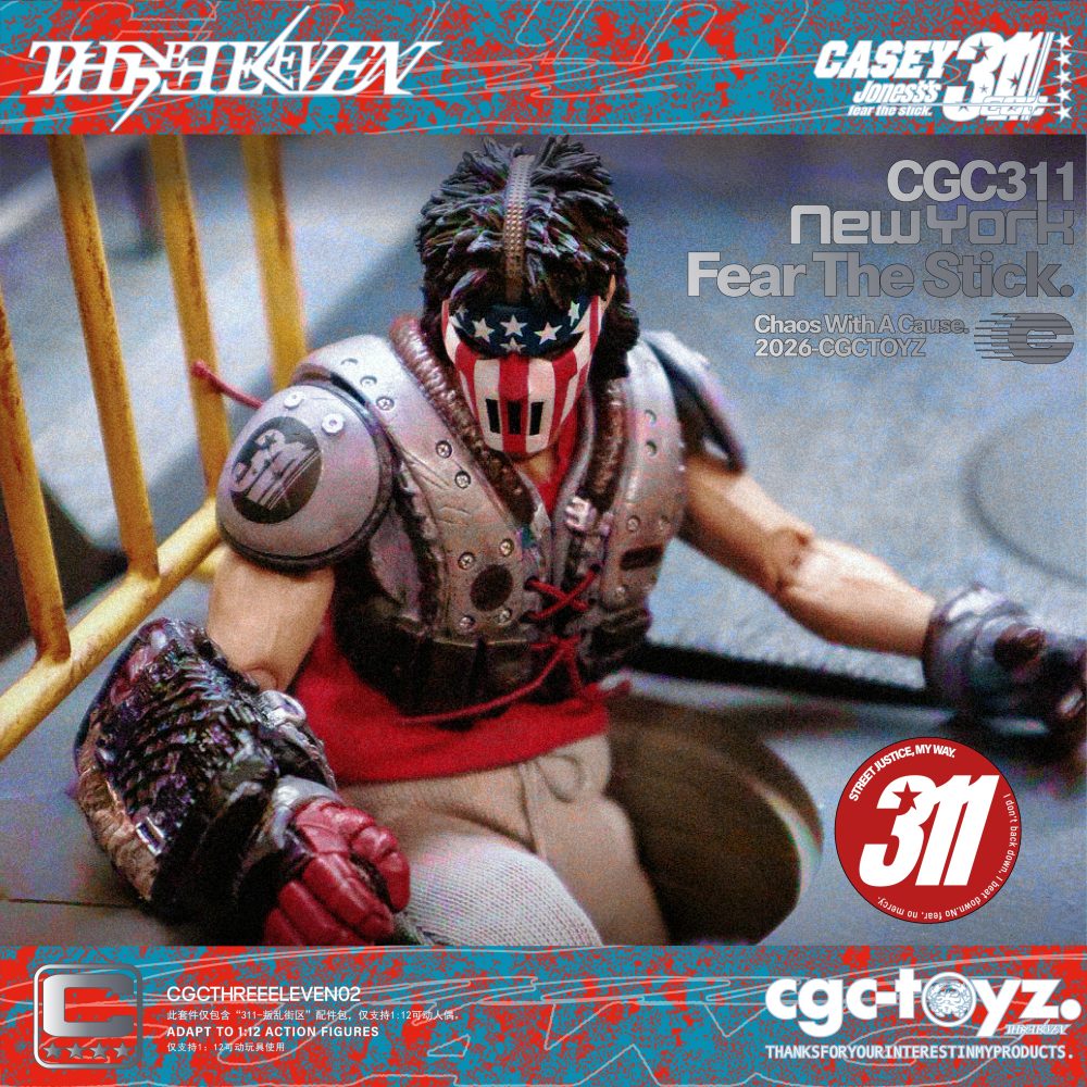 【Pre-order】1/12 cgctoyz-311 Riot District Accessory Pack