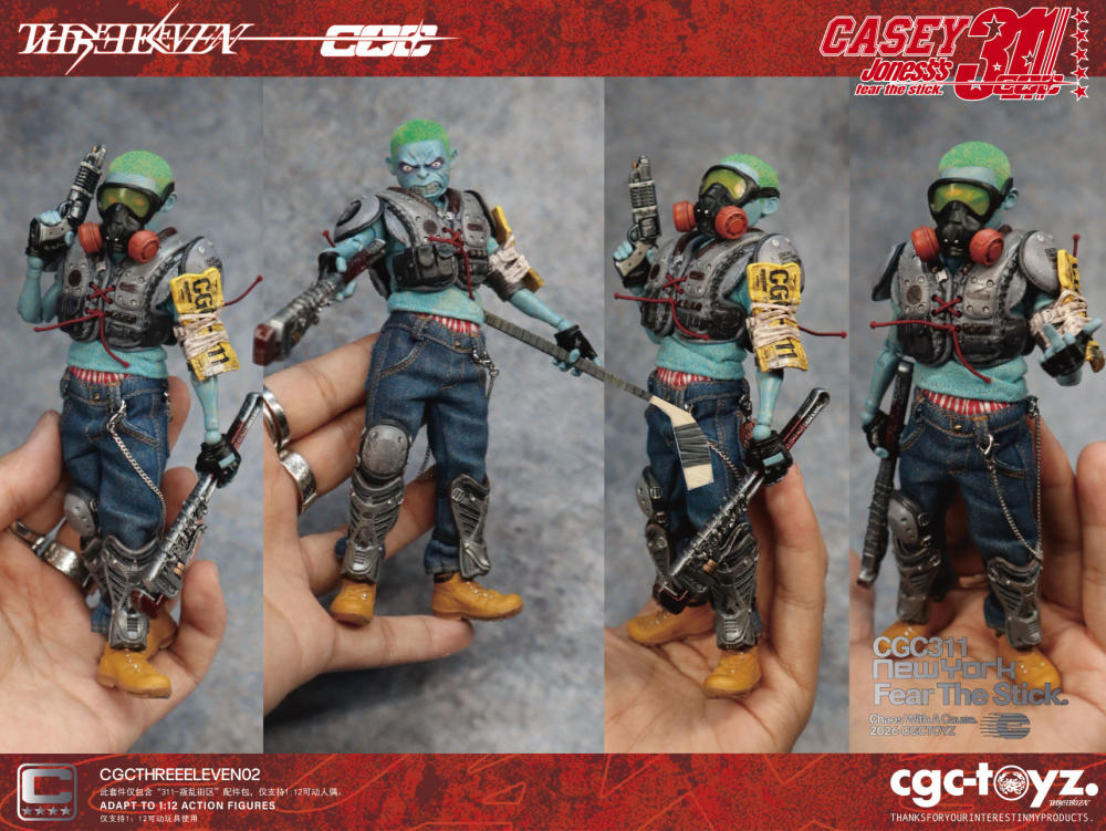 【Pre-order】1/12 cgctoyz-311 Riot District Accessory Pack