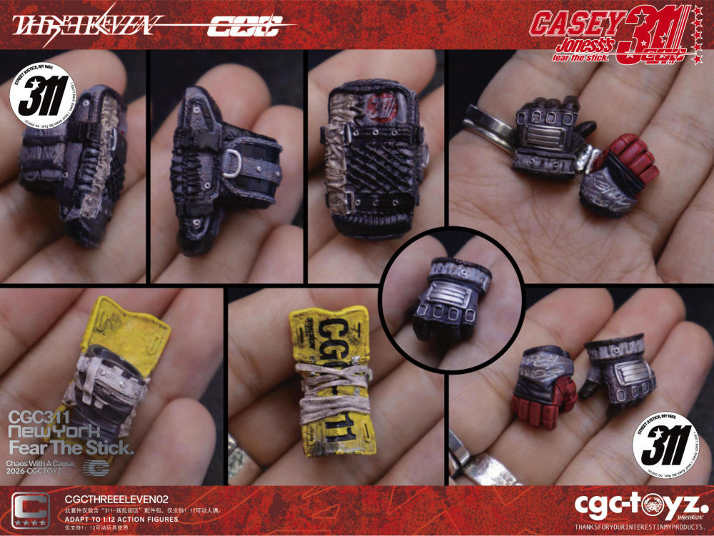 【Pre-order】1/12 cgctoyz-311 Riot District Accessory Pack