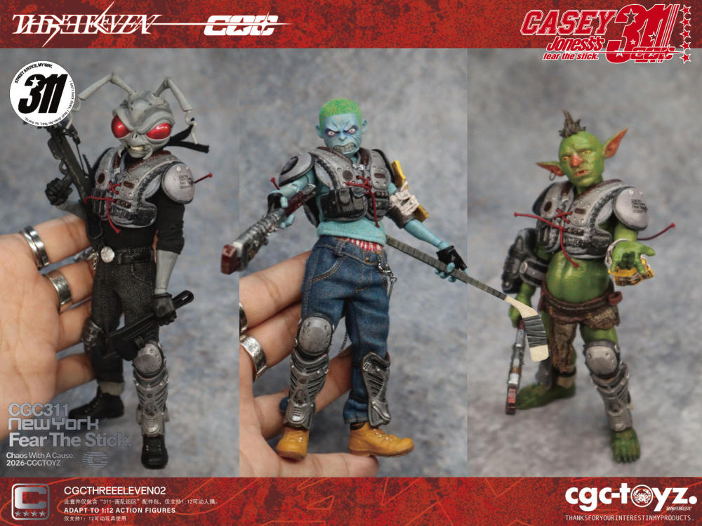 【Pre-order】1/12 cgctoyz-311 Riot District Accessory Pack