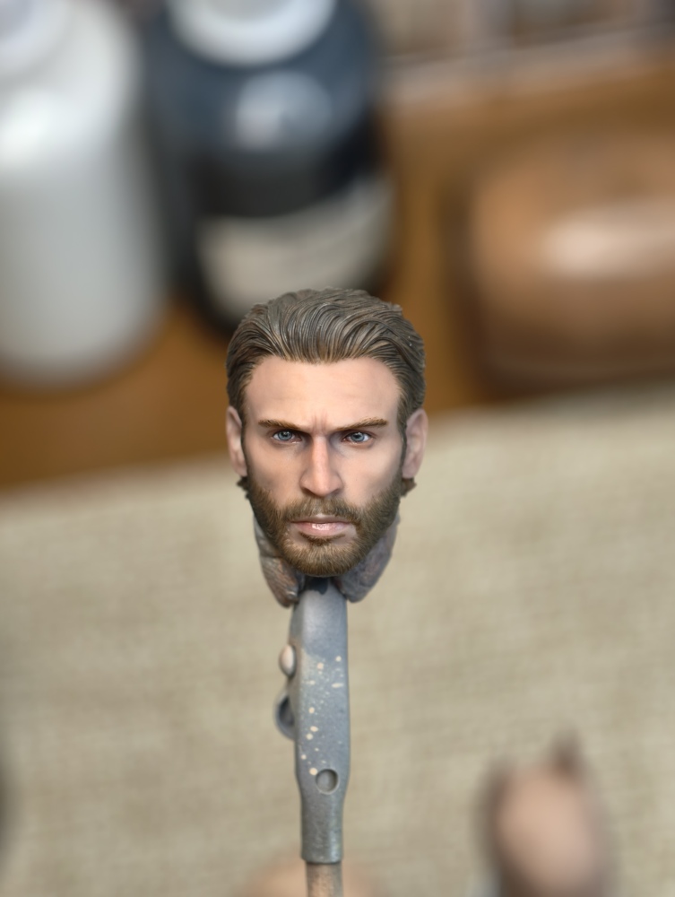 【Pre-order】1/12 Avengers 5 The Nomad Captain America head sculpture