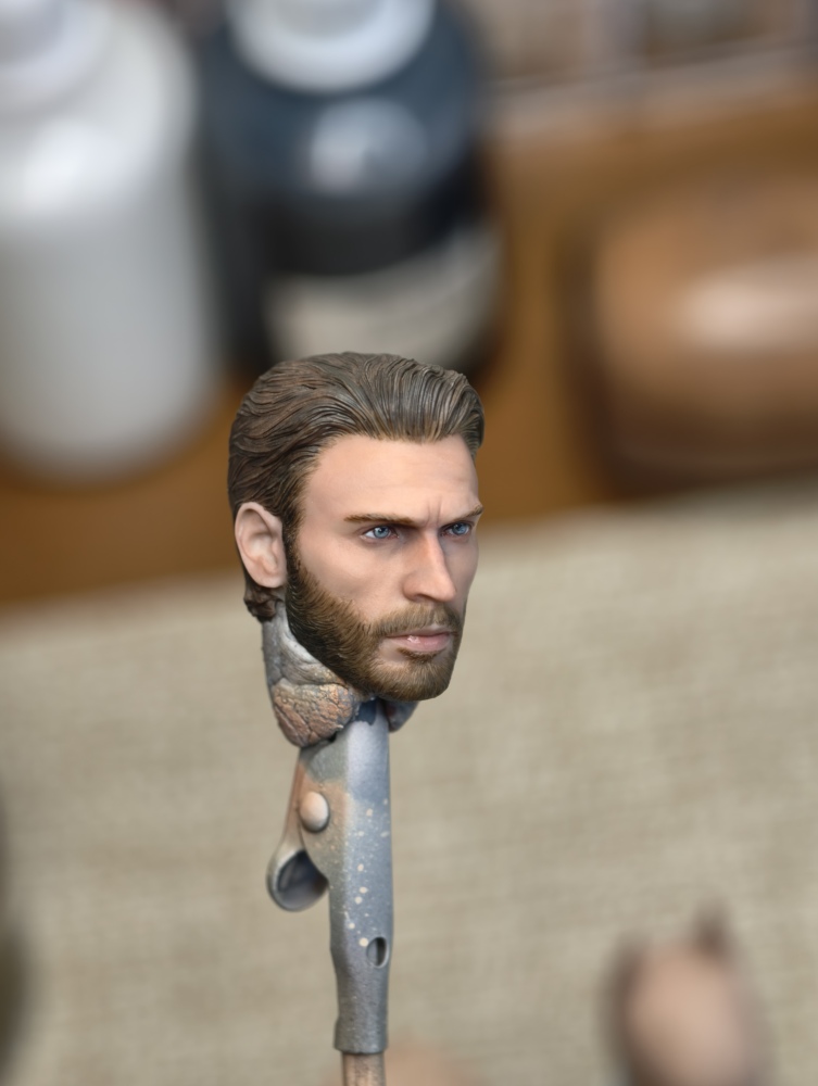 【Pre-order】1/12 Avengers 5 The Nomad Captain America head sculpture