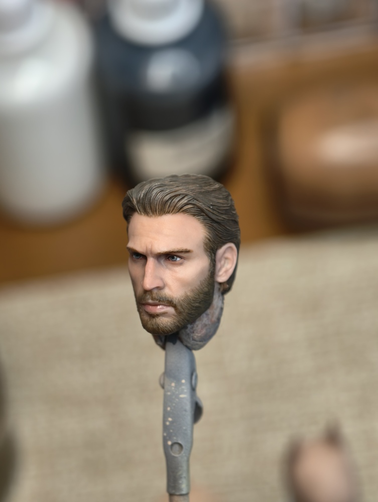 【Pre-order】1/12 Avengers 5 The Nomad Captain America head sculpture