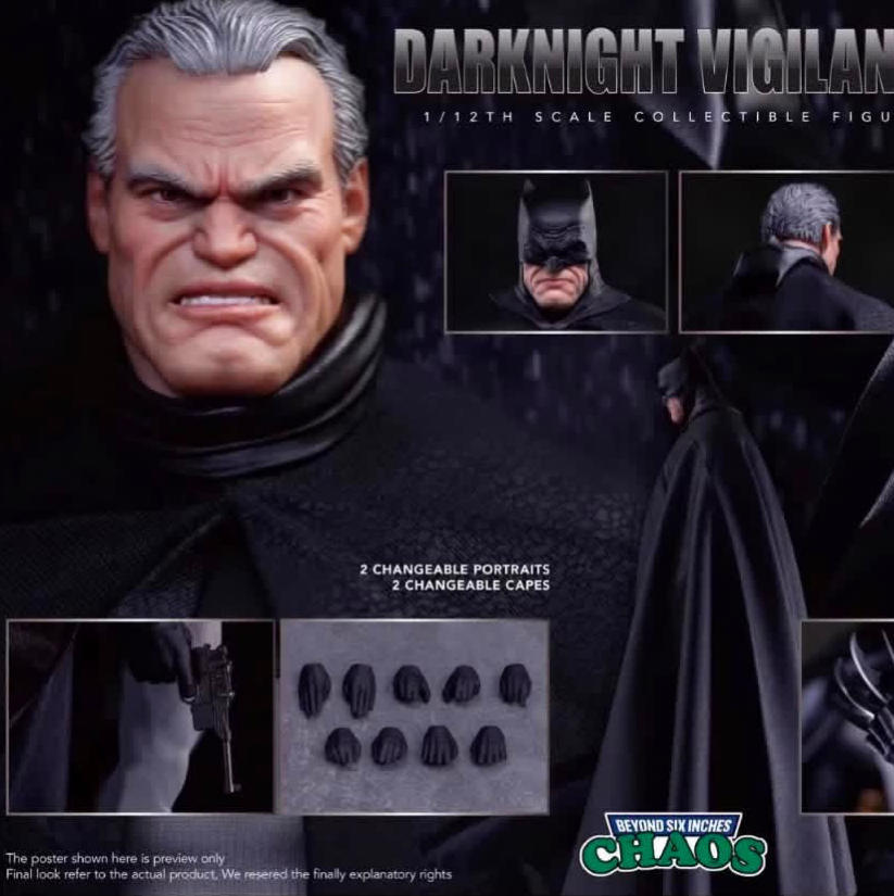 【Available】1/12 CHAOS Darkinght Vigilante action figure