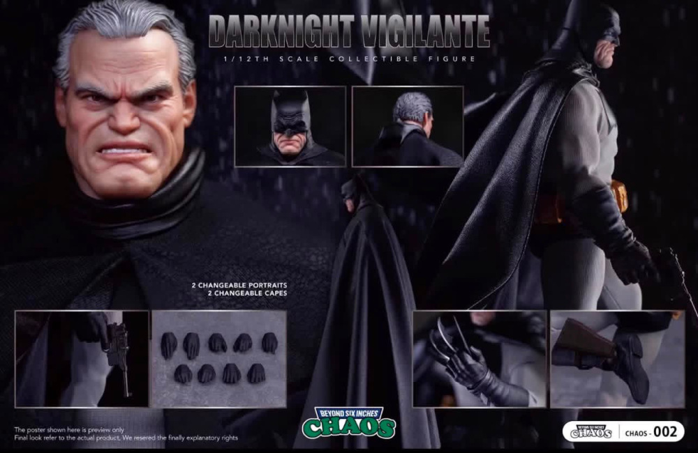 【Available】1/12 CHAOS Darkinght Vigilante action figure