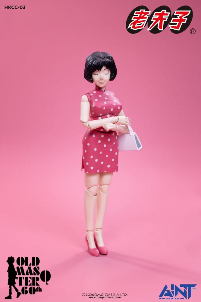 【Pre-order】1/12 AINT Production Old Master Q 60th Anniversary HKCC-03 Mr. Chin and Miss Chen Set