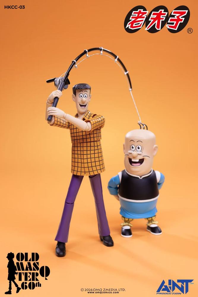 【Pre-order】1/12 AINT Production Old Master Q 60th Anniversary HKCC-03 Mr. Chin and Miss Chen Set