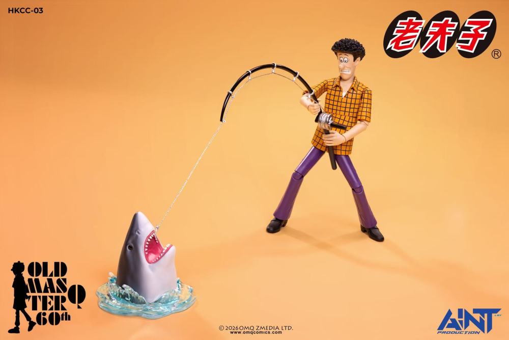 【Pre-order】1/12 AINT Production Old Master Q 60th Anniversary HKCC-03 Mr. Chin and Miss Chen Set