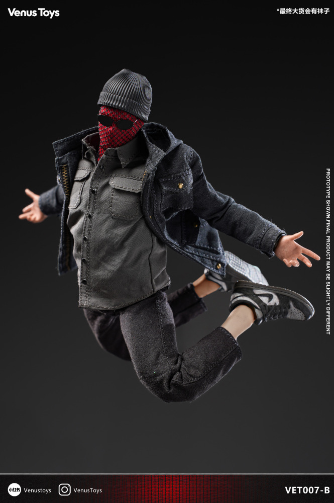 【Pre-order】1/12 Venus Toys Night Vigilante Action Figure VET007-B