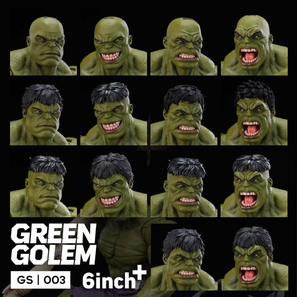 【Pre-order】1/12 6inchplus Green Golem GS003 action figure