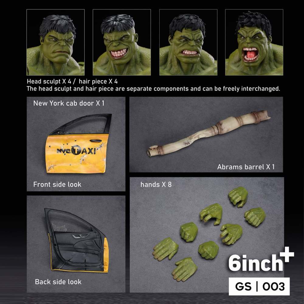 【Pre-order】1/12 6inchplus Green Golem GS003 action figure