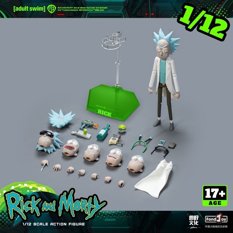 【Pre-order】1/12 fondjoy rick and morty action figure