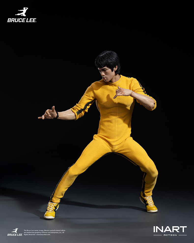 【Pre-order】1/12 inart Bruce Lee (Yellow Jumpsuit) Action Figure