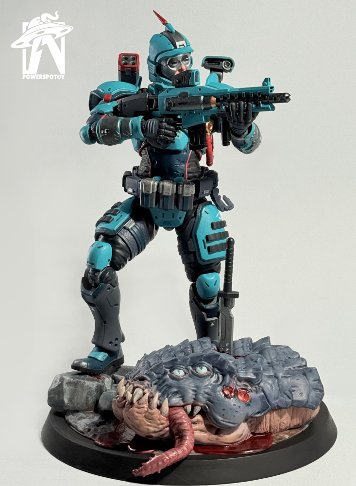 【Pre-order】1/12 Powerspotoy Silver Lightning Special Forces Action Figure