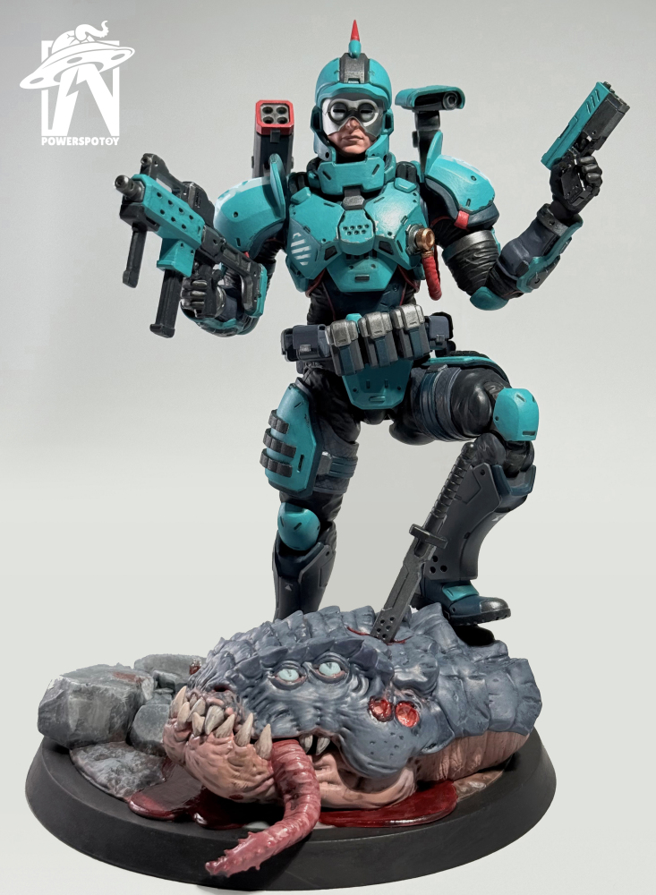 【Pre-order】1/12 Powerspotoy Silver Lightning Special Forces Action Figure