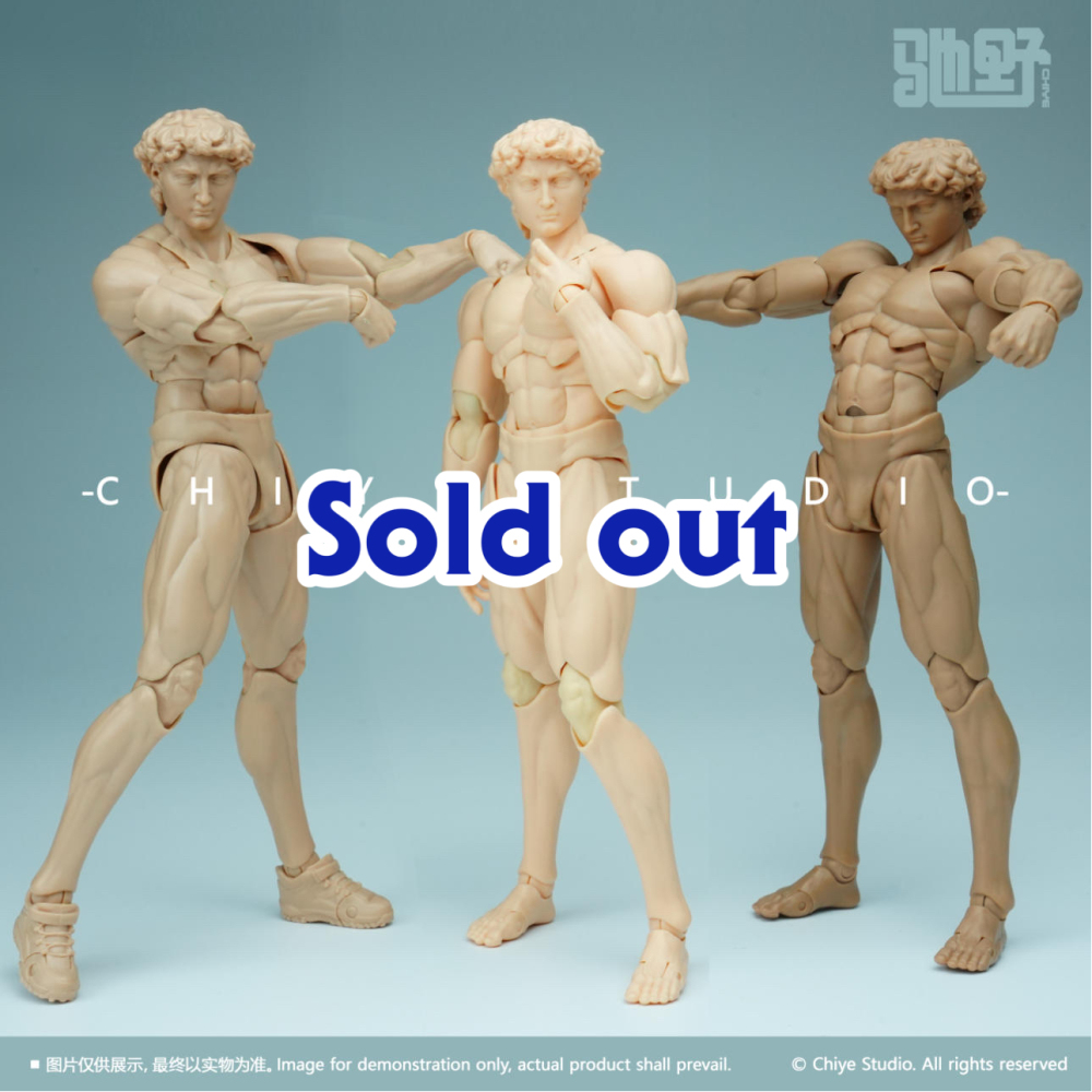 【Pre-order】1/12 Chiye studio David Movable Male Body