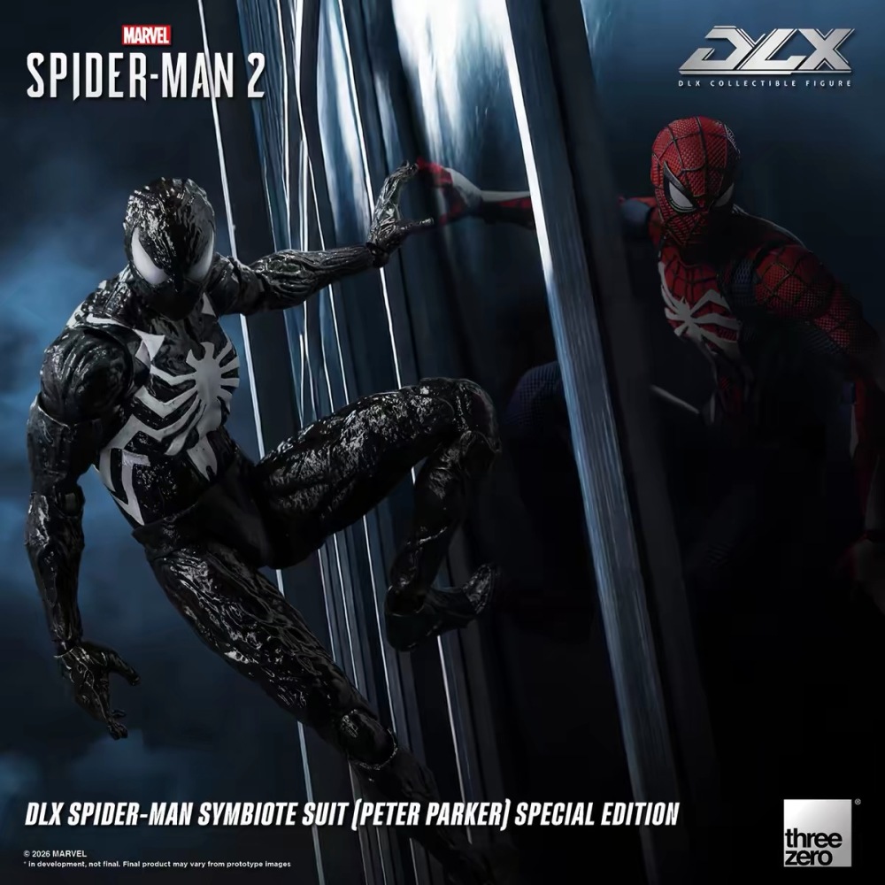 【Pre-order】1/12 Three zero Marvel's Spider-Man 2 Deluxe Venomized Spider-Man Suit (Peter Parker) Special Edition