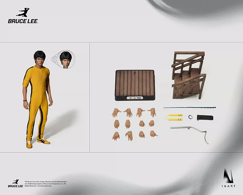 【Pre-order】1/6 INART Bruce Lee (Yellow Jumpsuit) 1/6 Collectible Figure