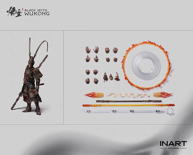 【Pre-order】1/12 INART Black Myth: Wukong 1/12 Action Figure - Great Sage Armor Set