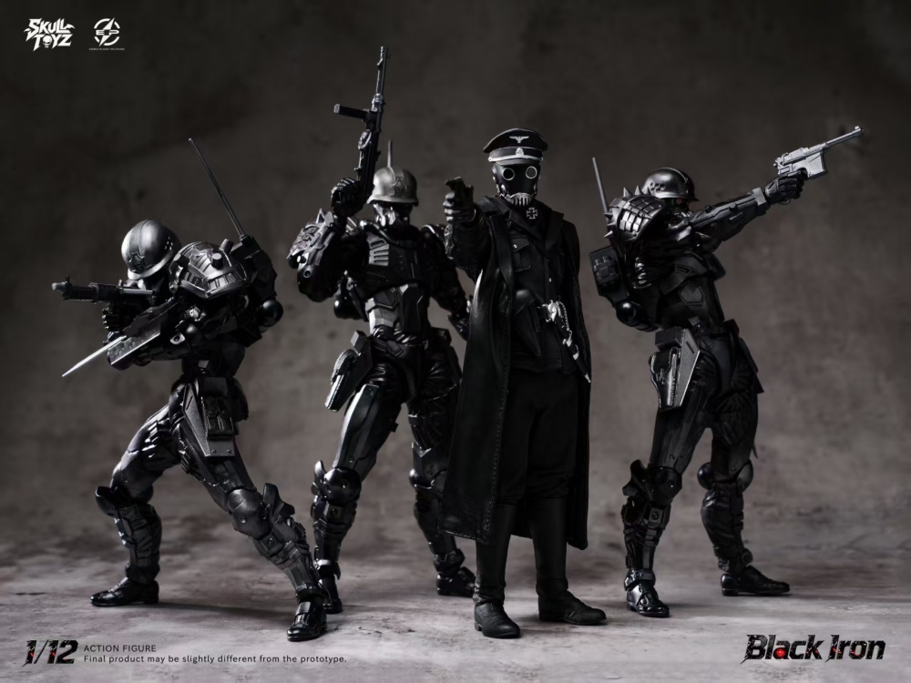 【Pre-order】1/12 【Skull Toyz X Snake】Black Iron Scale Action Figure