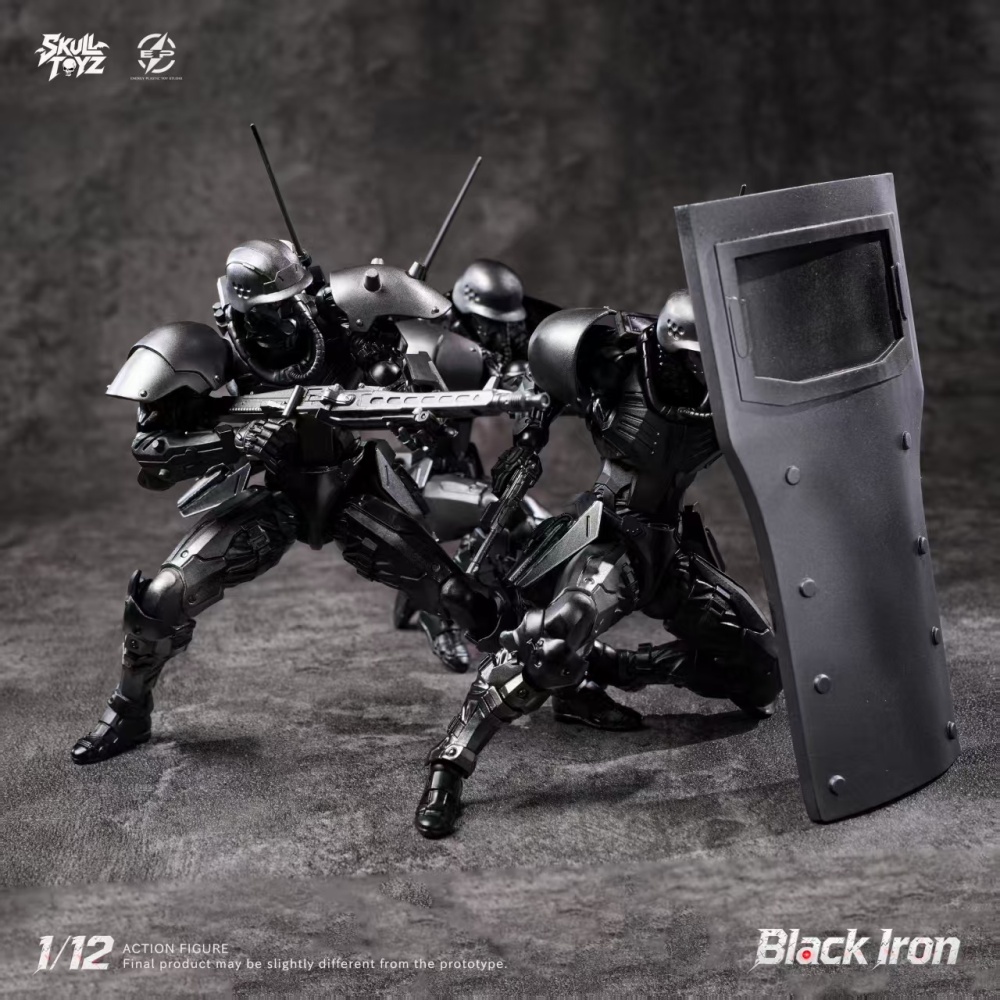 【Pre-order】1/12 【Skull Toyz X Snake】Black Iron Scale Action Figure